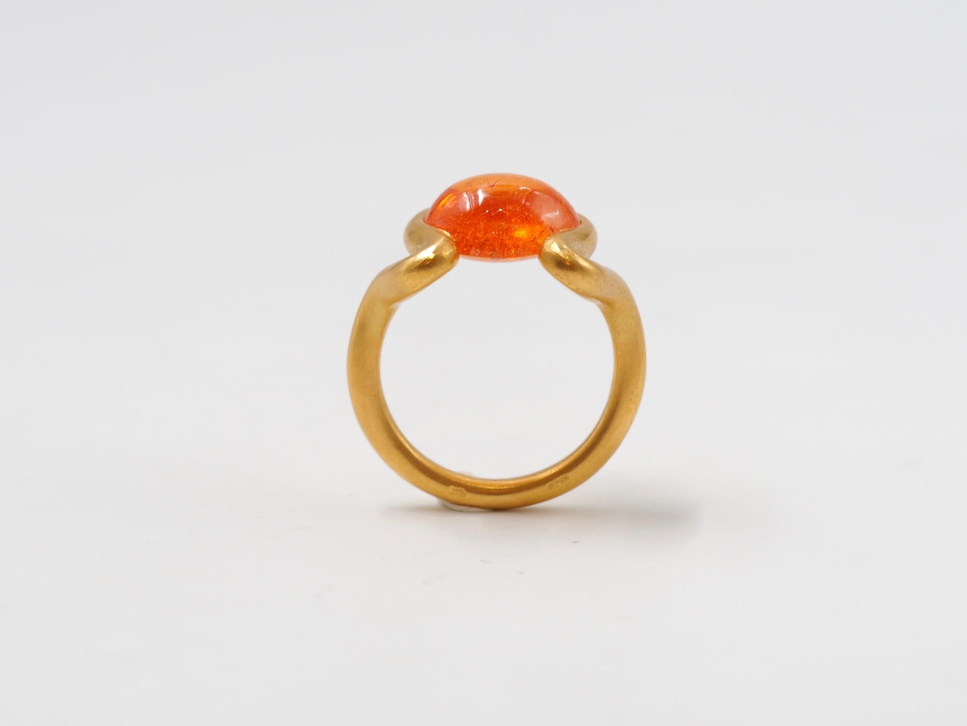 spessartite ring