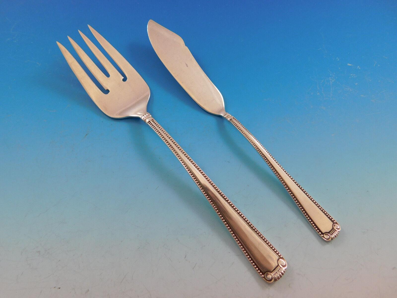 Pergamino y Cuenta Blackinton Cubiertos de Plata de Ley Juego de 6 46 piezas Cena en venta 1