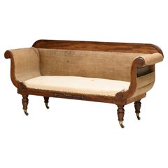Scroll Arm Settee