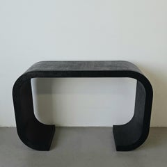 Consola de desplazamiento Mesa de tela de hierba al estilo de Karl Springer