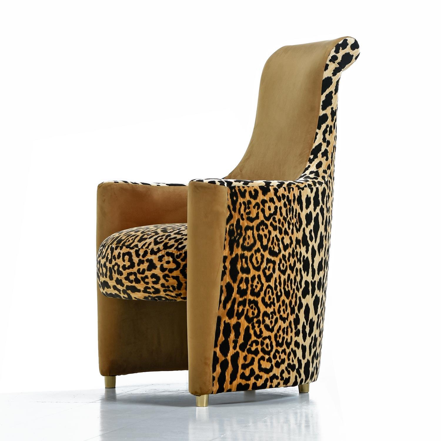 cheetah print high chair