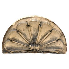 Scrolled Fan Terracotta Overdoor from Late 19th Century, England
