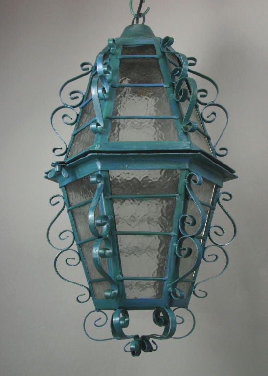 turquoise lanterns