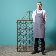 Scrolling Victorian Wrought Iron Side Gate