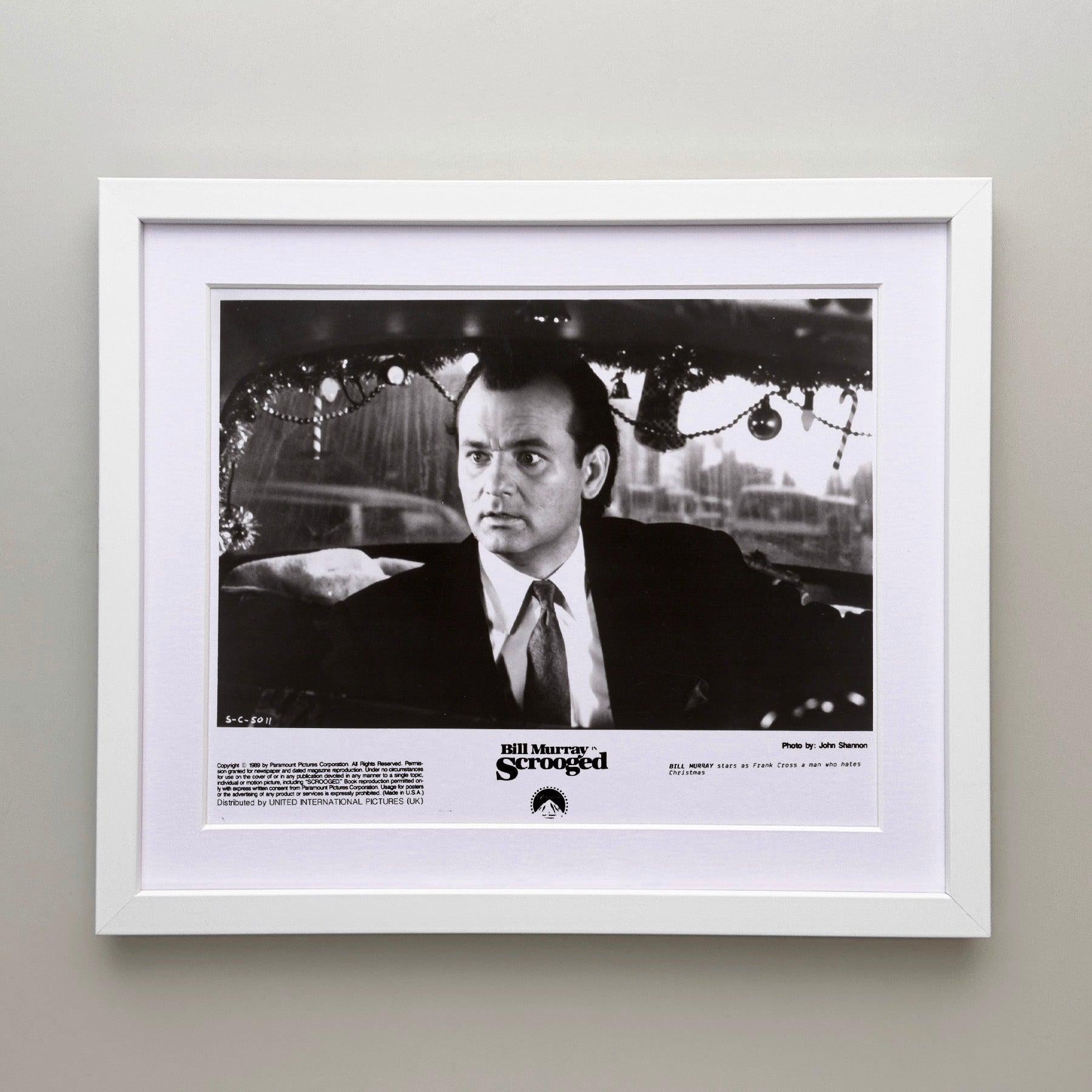 Scrooged 1988 Werbung Film Film Presse Standbild Gerahmt (amerikanisch) im Angebot