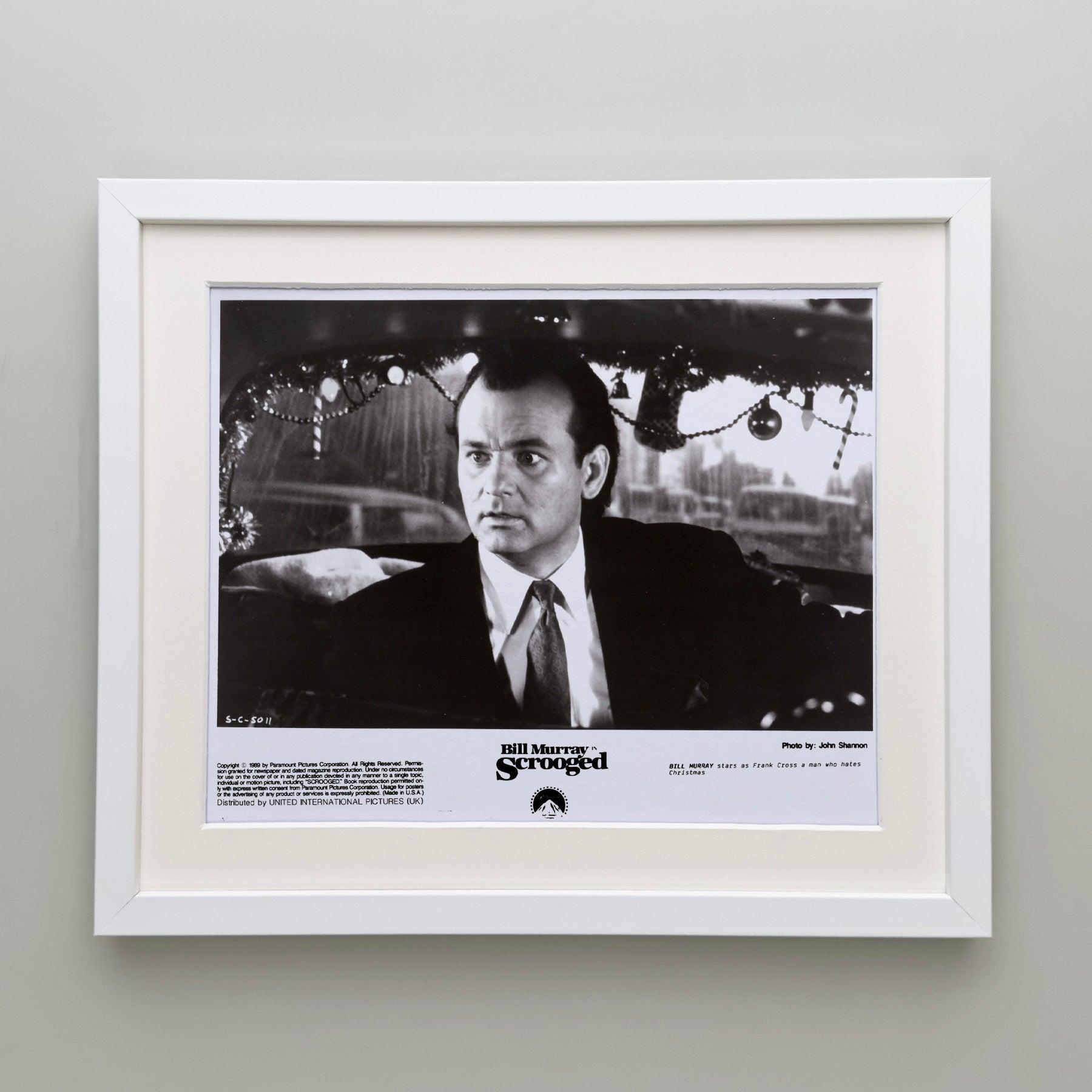Scrooged 1988 Werbung Film Film Presse Standbild Gerahmt im Zustand „Hervorragend“ im Angebot in Bath, Somerset