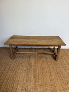 Scrubbed oak refectory table / Farm house table in the Louis XVI style
