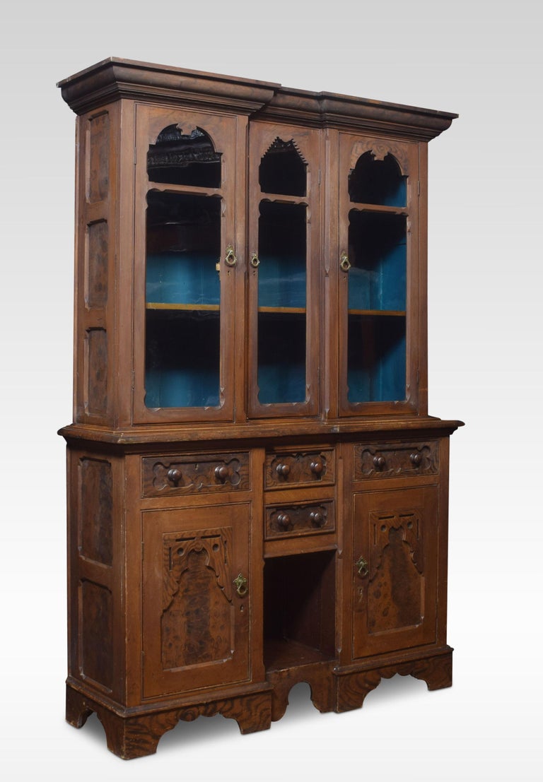 Scrumbled Painted Pine Kitchen Dresser For Sale at 1stDibs painted