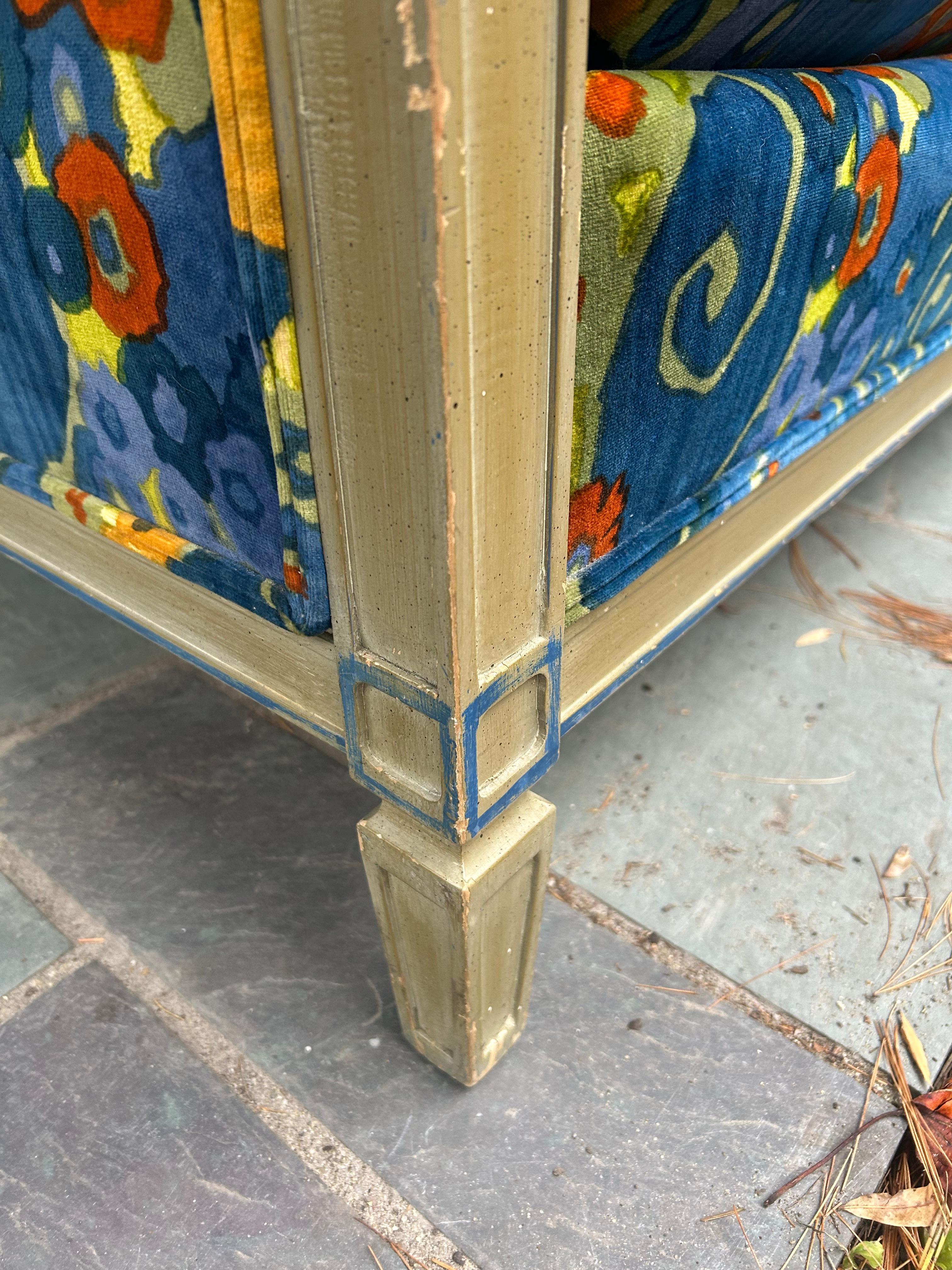 Tissu d'ameublement Scrumptious Jack Lenor Larsen Sofa Hollywood Regency Mid-Century en vente