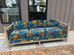 Scrumptious Jack Lenor Larsen Sofa Hollywood Regency Mid-Century