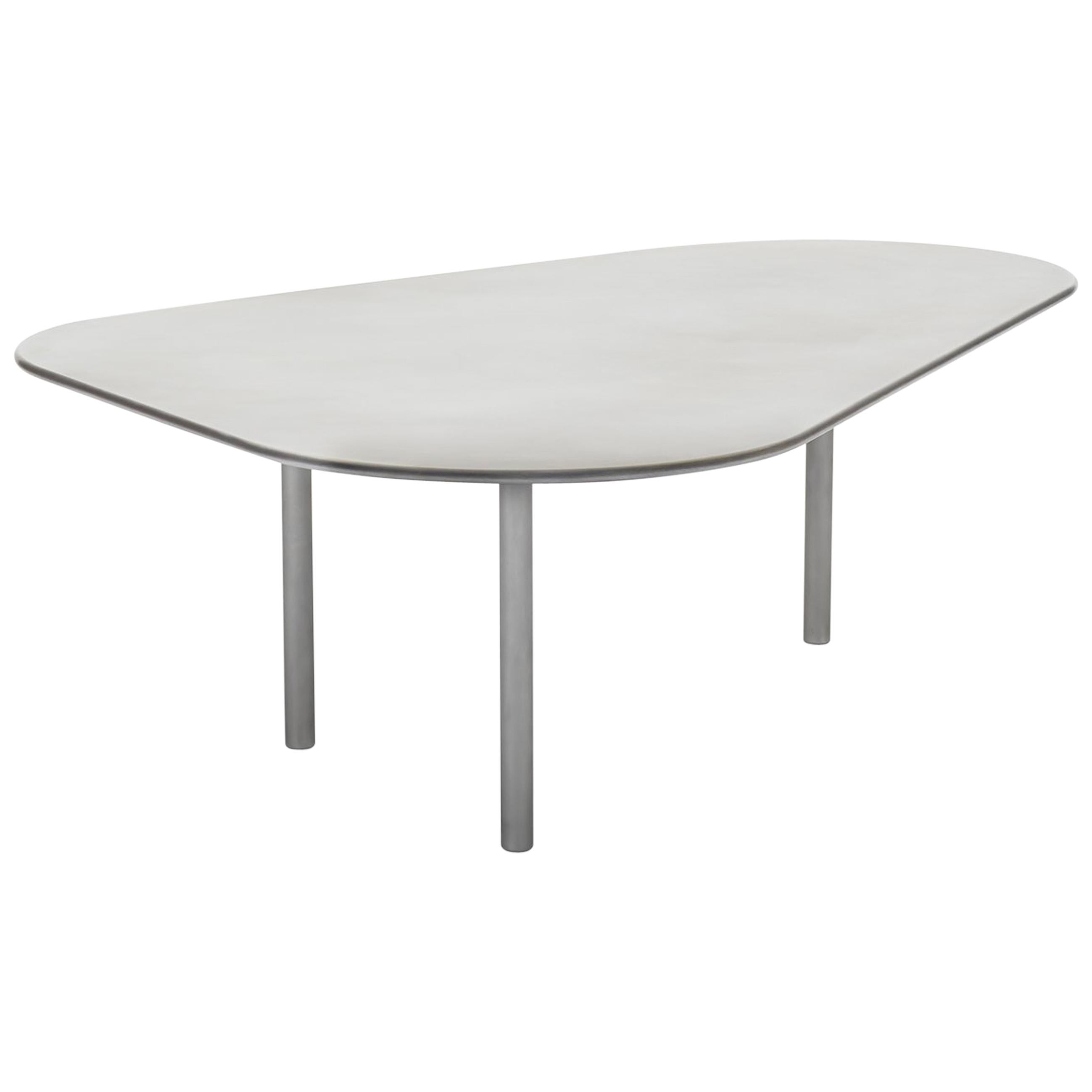 S.C.T. 'Square, Circle, Triangle' Aluminum Table by Jonathan Nesci 'Triangle'