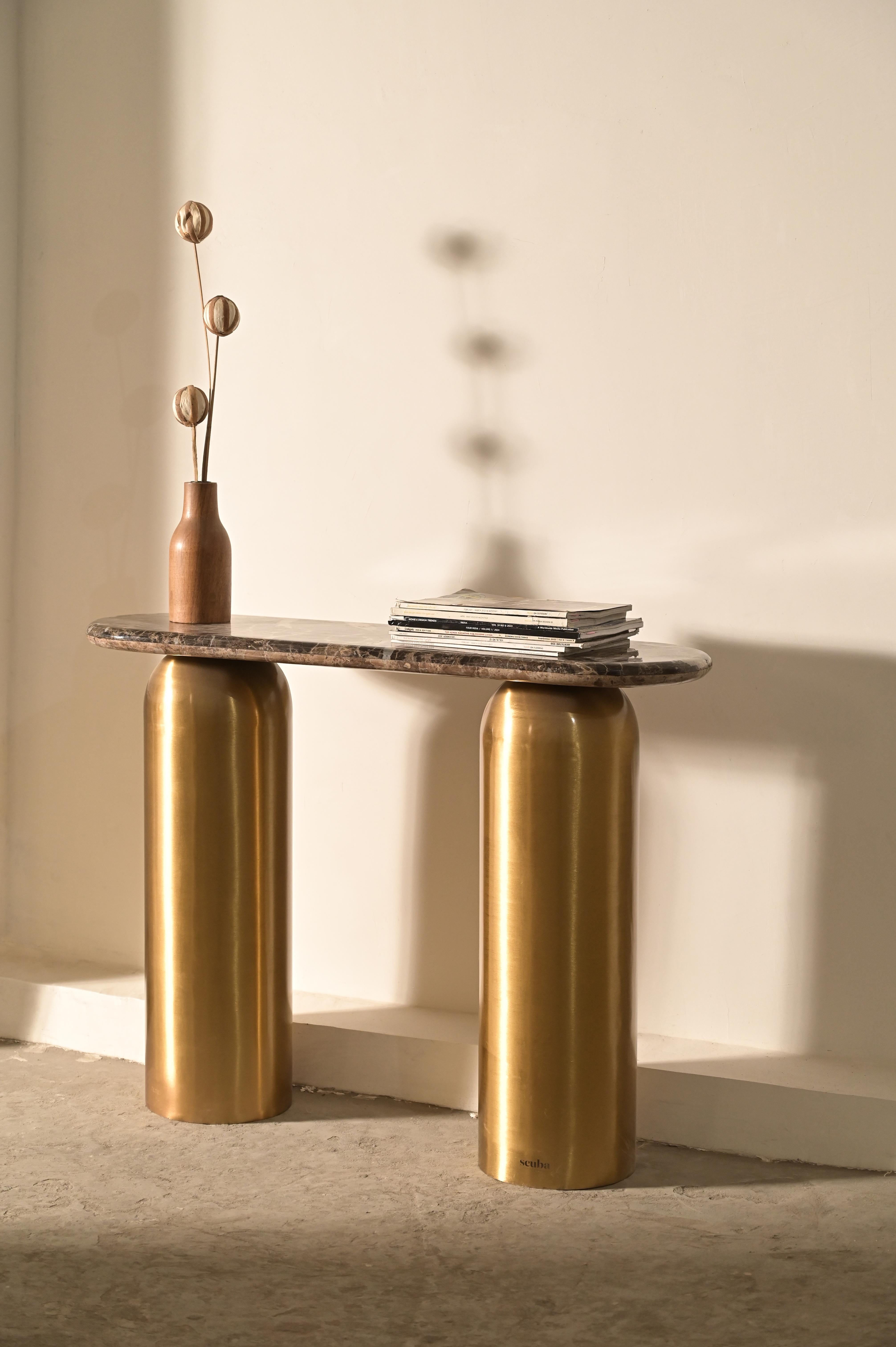 Contemporary Scuba Console Table by Studio Namit Khanna For Sale