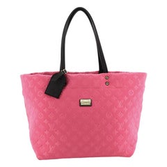 Scuba Tote Monogram Embossed Neoprene MM