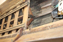 Antique Scull Boat with Oars