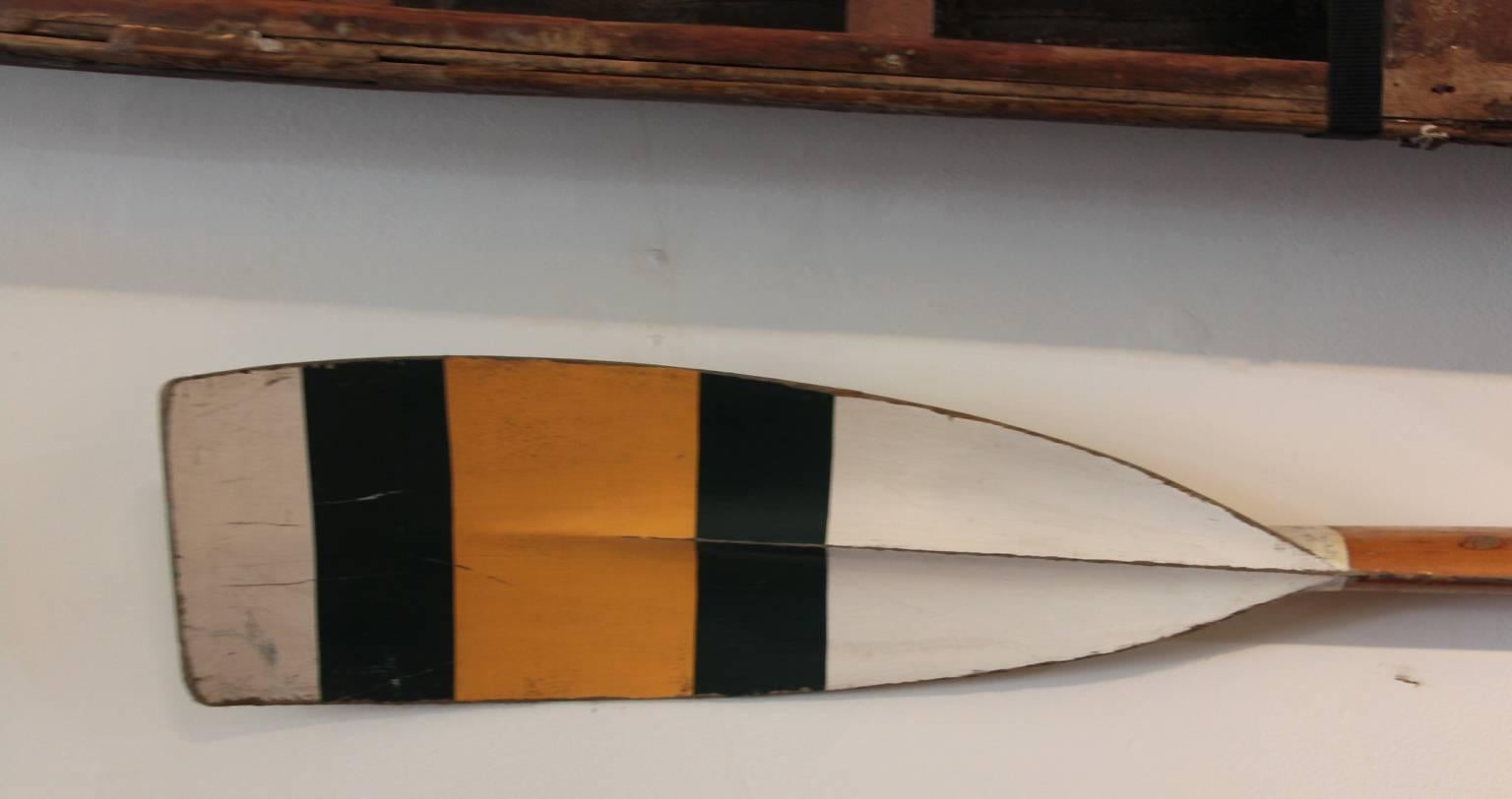 antique boat oars