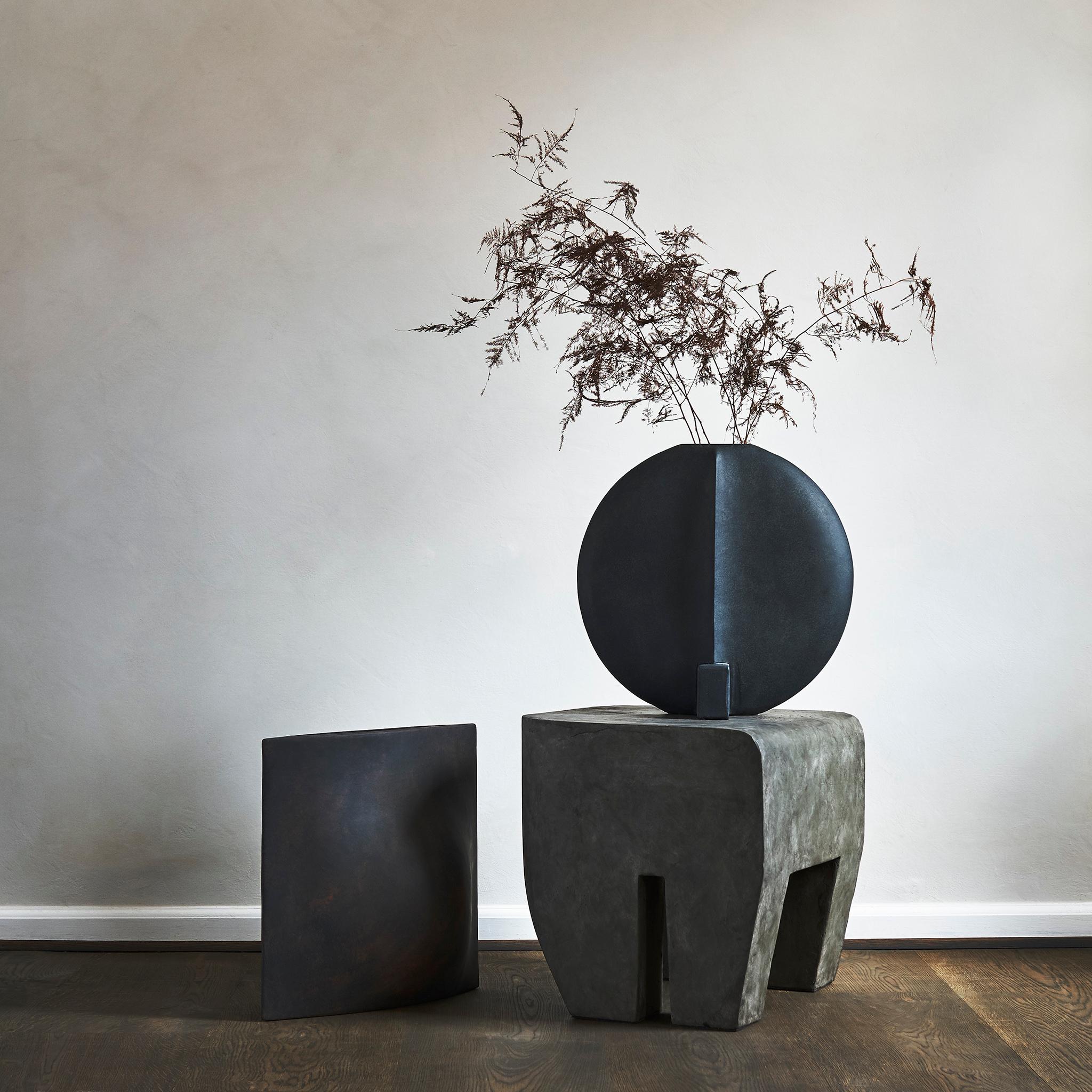 Contemporary Sculpt Stool + Cushion by 101 Copenhagen