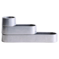 Sculpted Aluminum Stack Trays by Henry Wilson