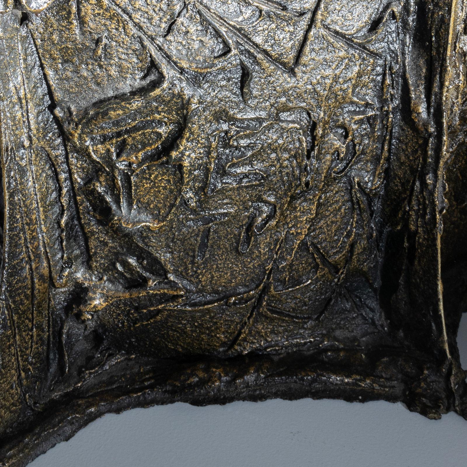 Ovaler Esstisch „Stalagmite“ aus geformter und patinierter Bronze von Paul Evans (amerikanisch) im Angebot