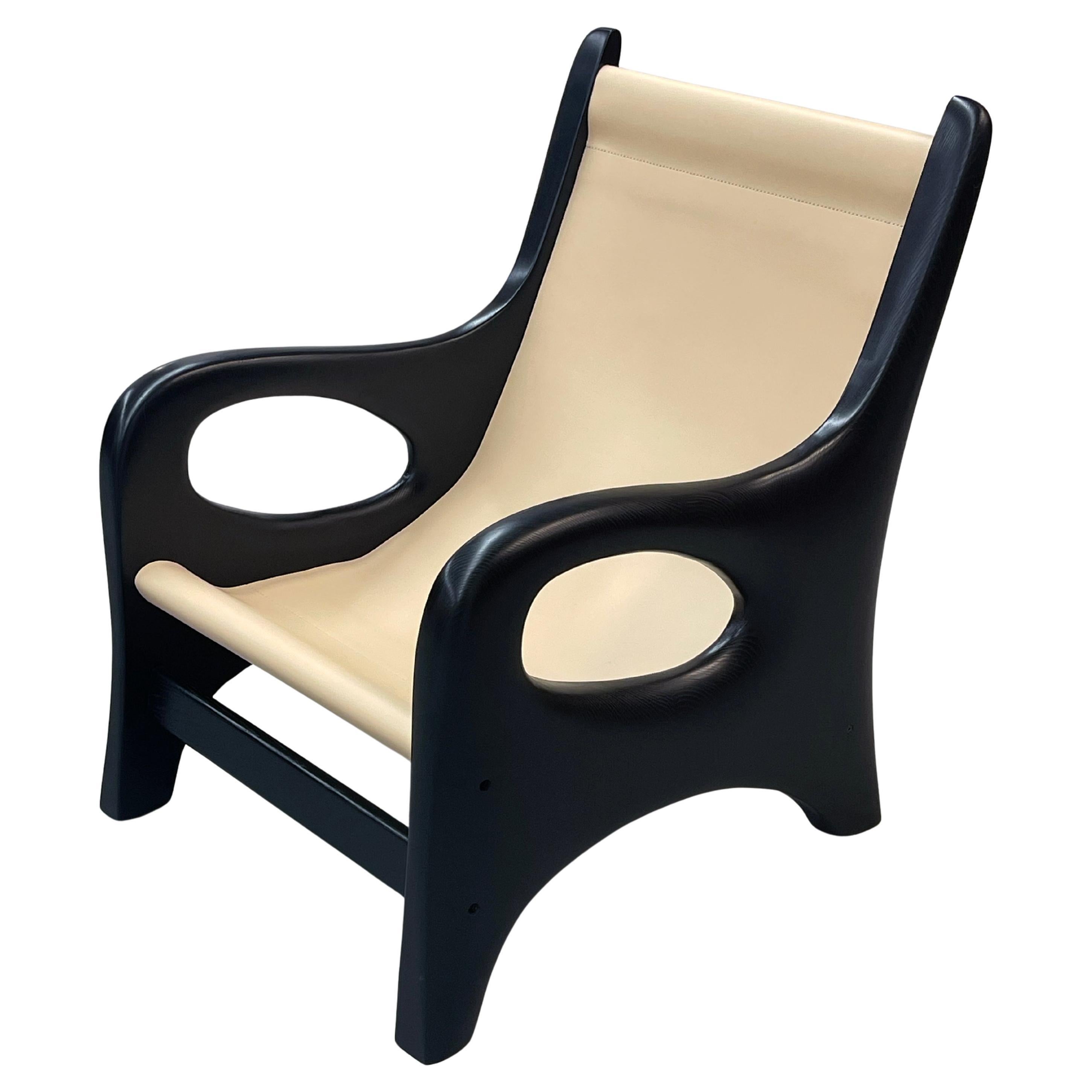 Fauteuil sculpté en Oak Oak en vente