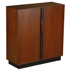 Sculpted Armoire Cabinet by John Kapel for Glenn of California, 1960s, Signed