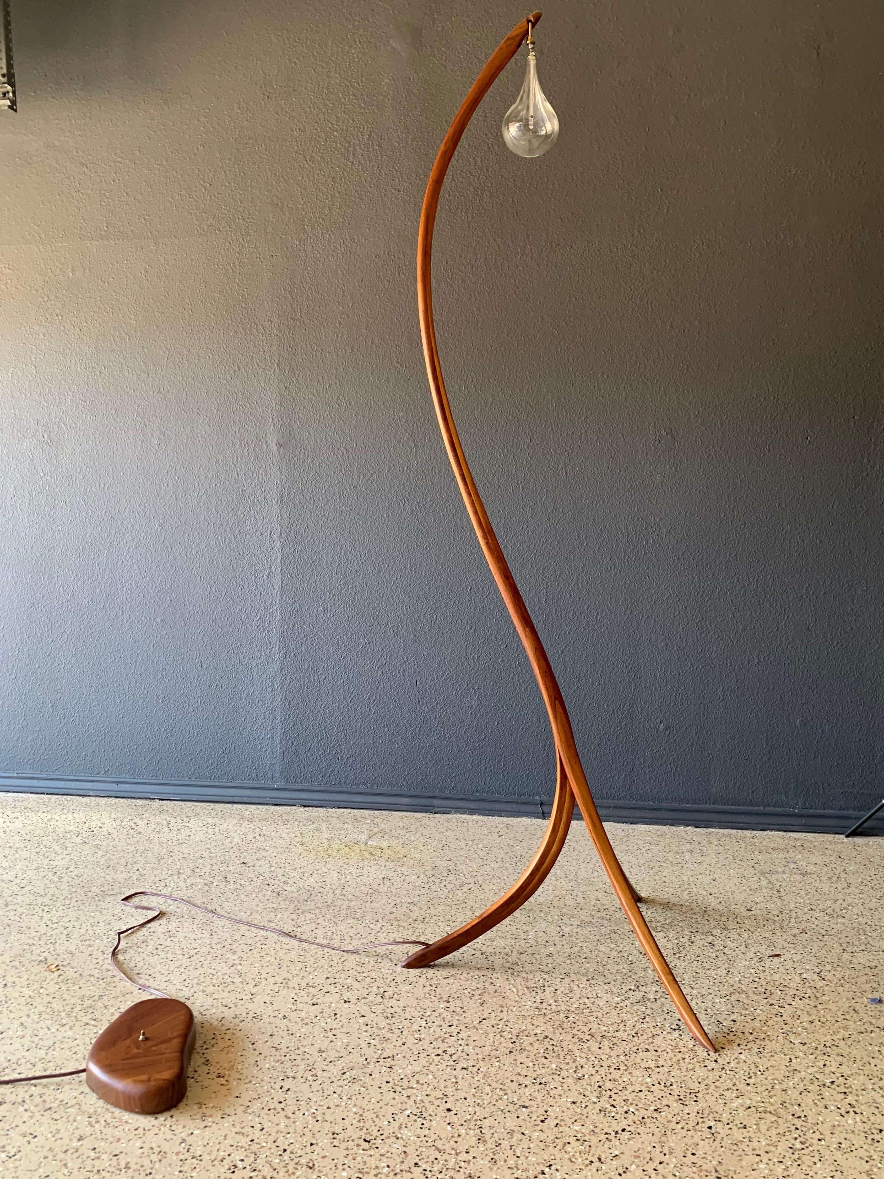 Lampada da terra Sculpted Bent Wood di Micheal Wilson in vendita 7