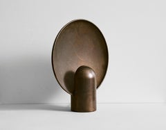 Contemporary Blackened Bronze Surface Sconce by Henry Wilson