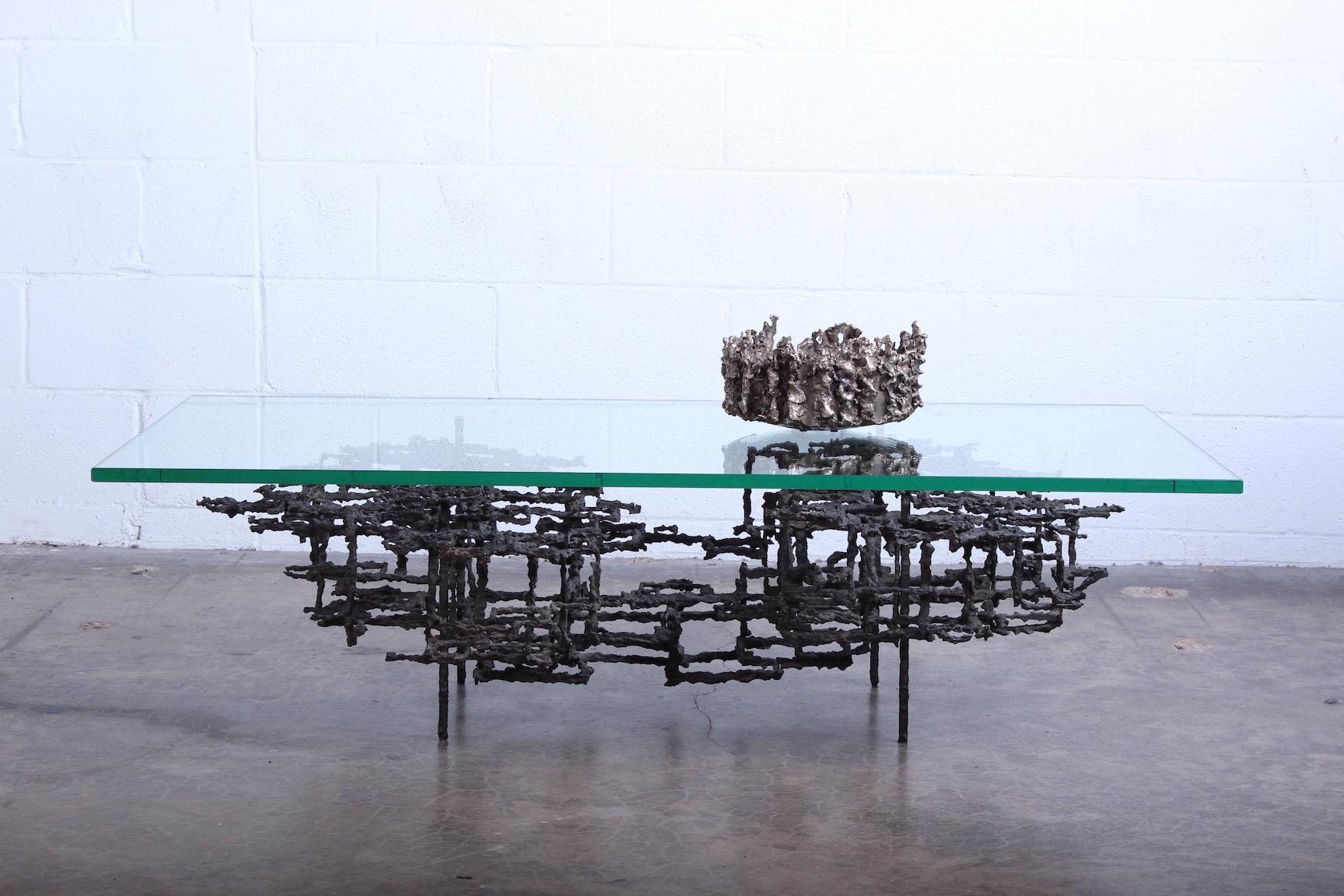 Sculpted Bronze Coffee Table by Daniel Gluck 3