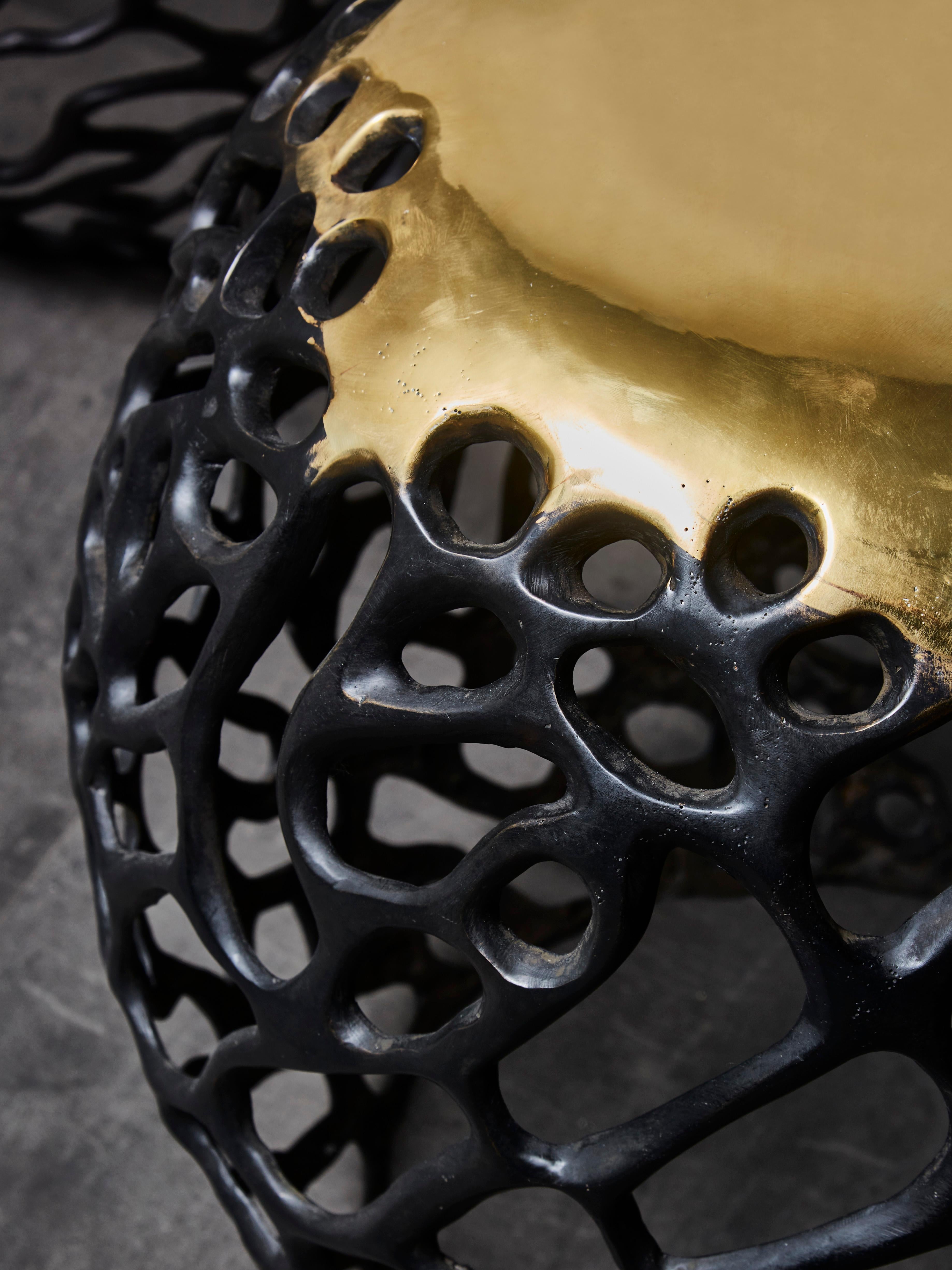 Modern Sculpted Bronze Stools at Cost Price  For Sale