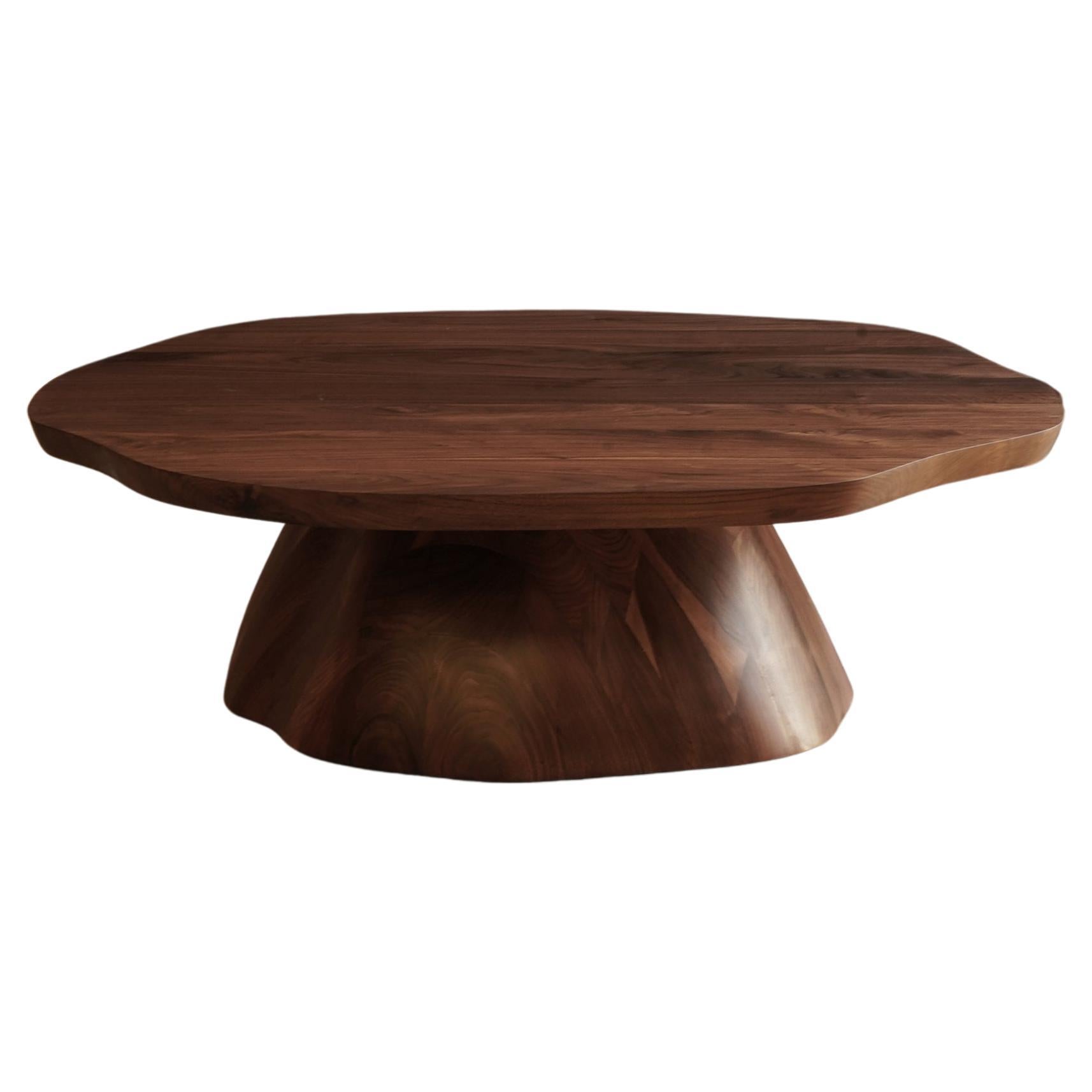 Sculpted by NONO Solace 49: Unique Circular Design in Solid Walnut