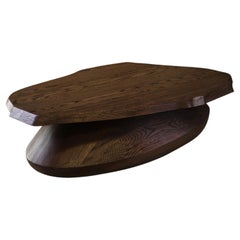 Sculpted by NONO Solace A: Unique Circular Design in Solid Walnut