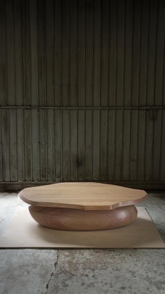 Sculpted by NONO Solace B: Unique Circular Design in Solid Walnut