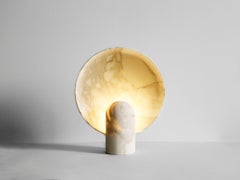 Sculpted Calacatta Marble Lamp by Henry Wilson