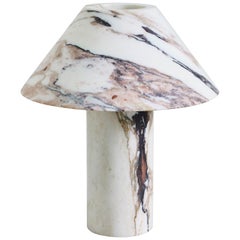 Sculpted Calacatta Marble Lamp by Henry Wilson