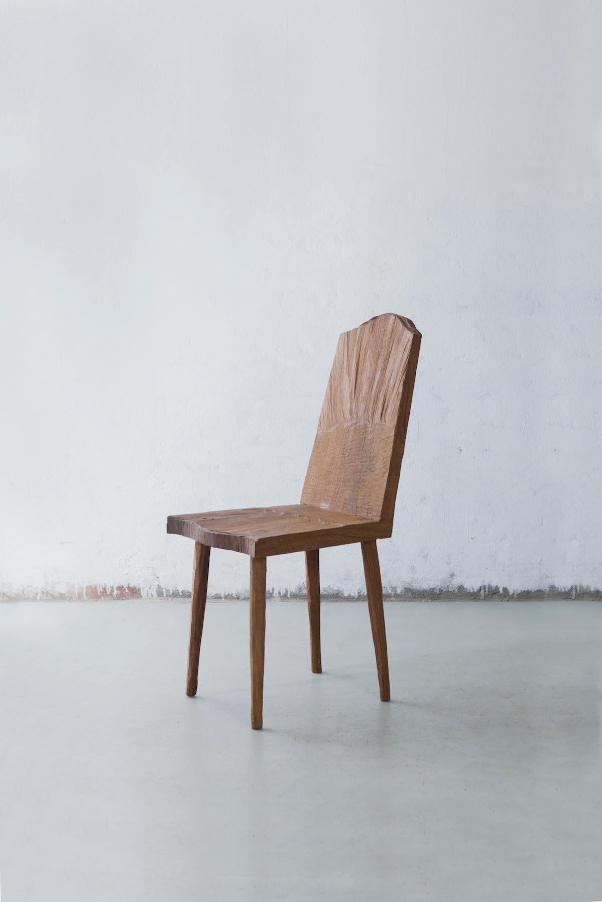 Chair made of solid oak (+ linseed oil)
(Outdoor use OK)

Dimensions : H. 82 x 48 x 48 cm (SH. 45 cm)

SÓHA design studio conceives and produces furniture design and decorative objects in solid oak in an authentic style. Inspiration to create all