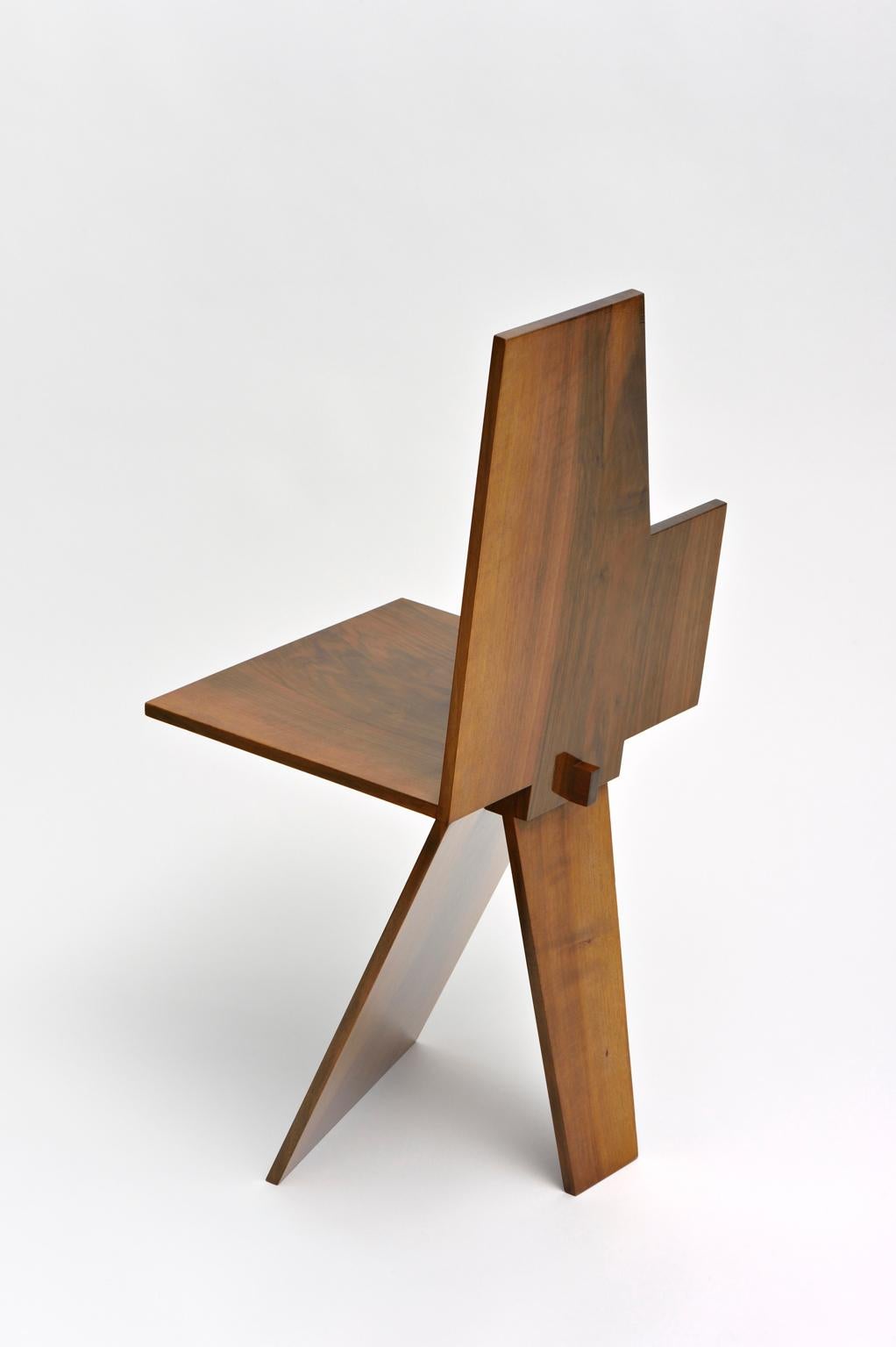 French Sculpted chair Mosoo Signed by Kaaron