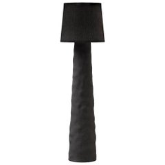 Sculpted Clay Floor Lamp by Faina