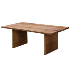 Sculpted Coffee Table in Solid Oakwood
