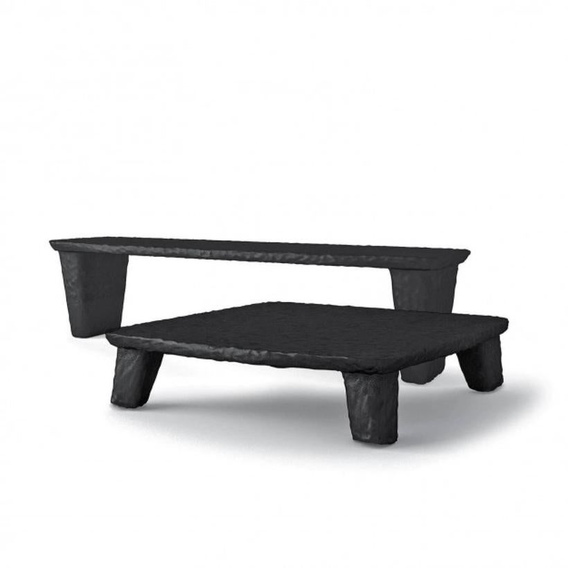 Ukrainian Sculpted Contemporary Long Coffee Table by FAINA