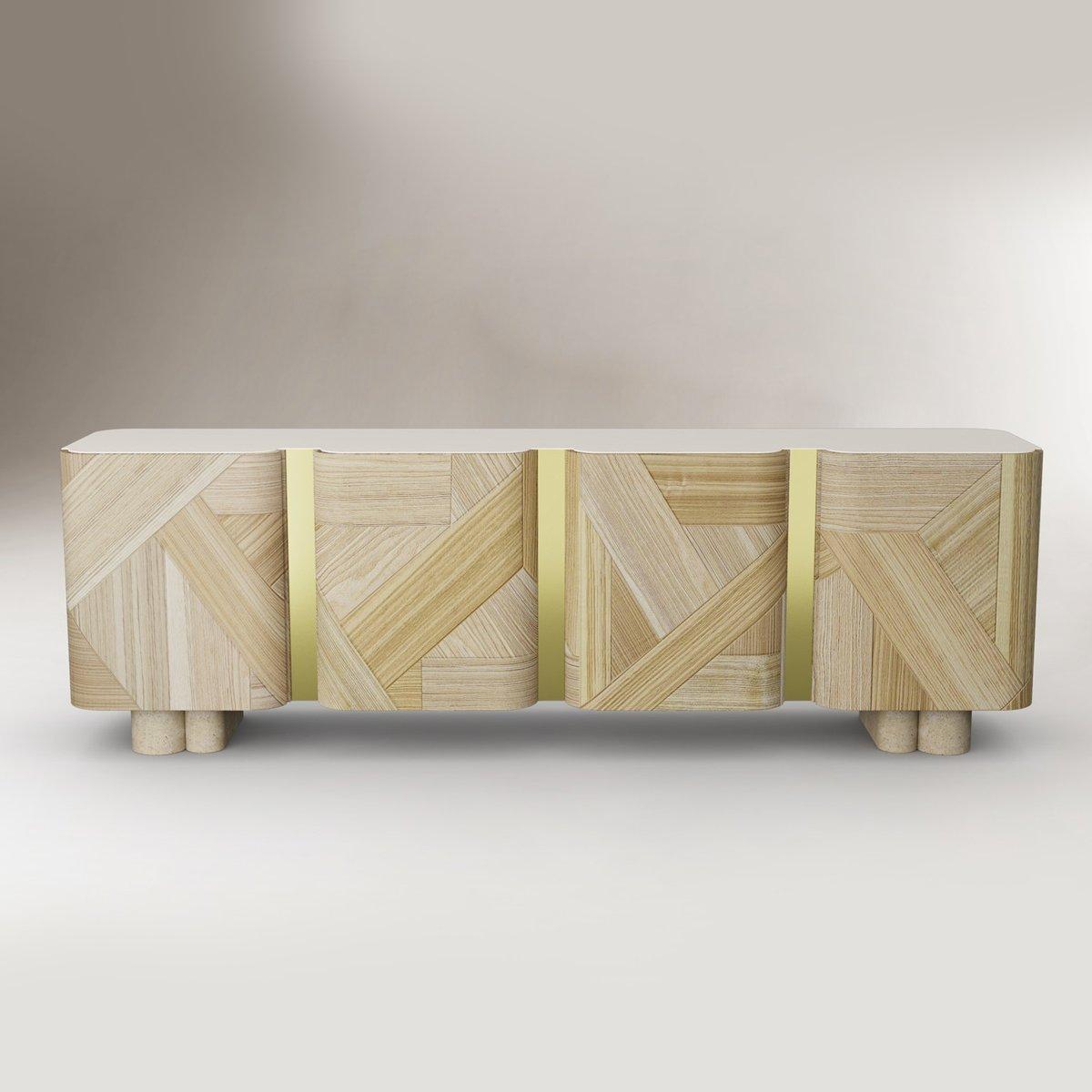 Portuguese Sculpted Contemporary Sideboard by Dooq