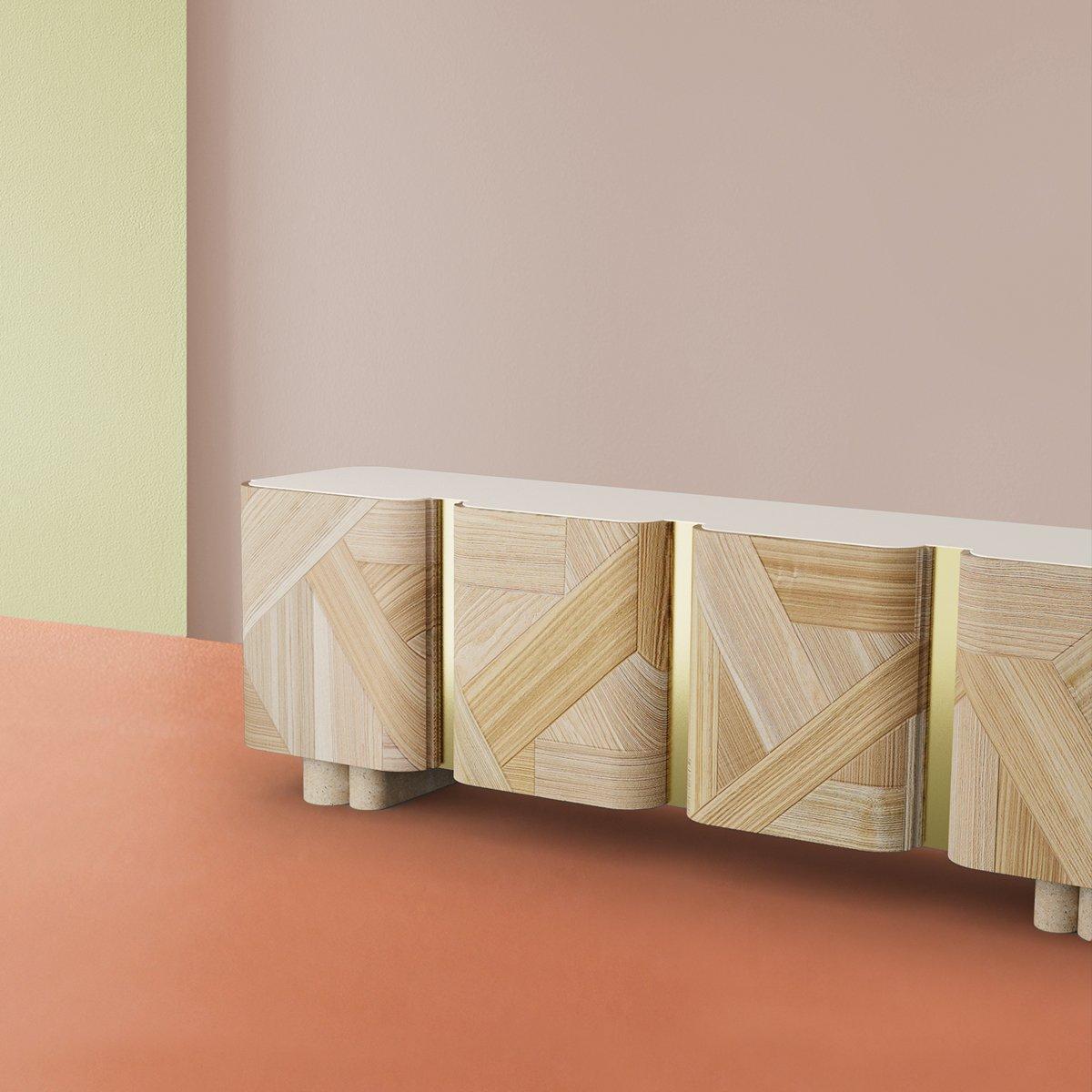 Sculpted Contemporary Sideboard by Dooq In New Condition In Geneve, CH