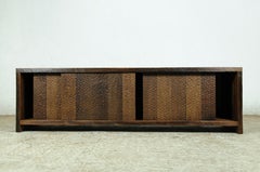 Sculpted Credenza 'Hammered' in Solid Oakwood 'Custom Size'