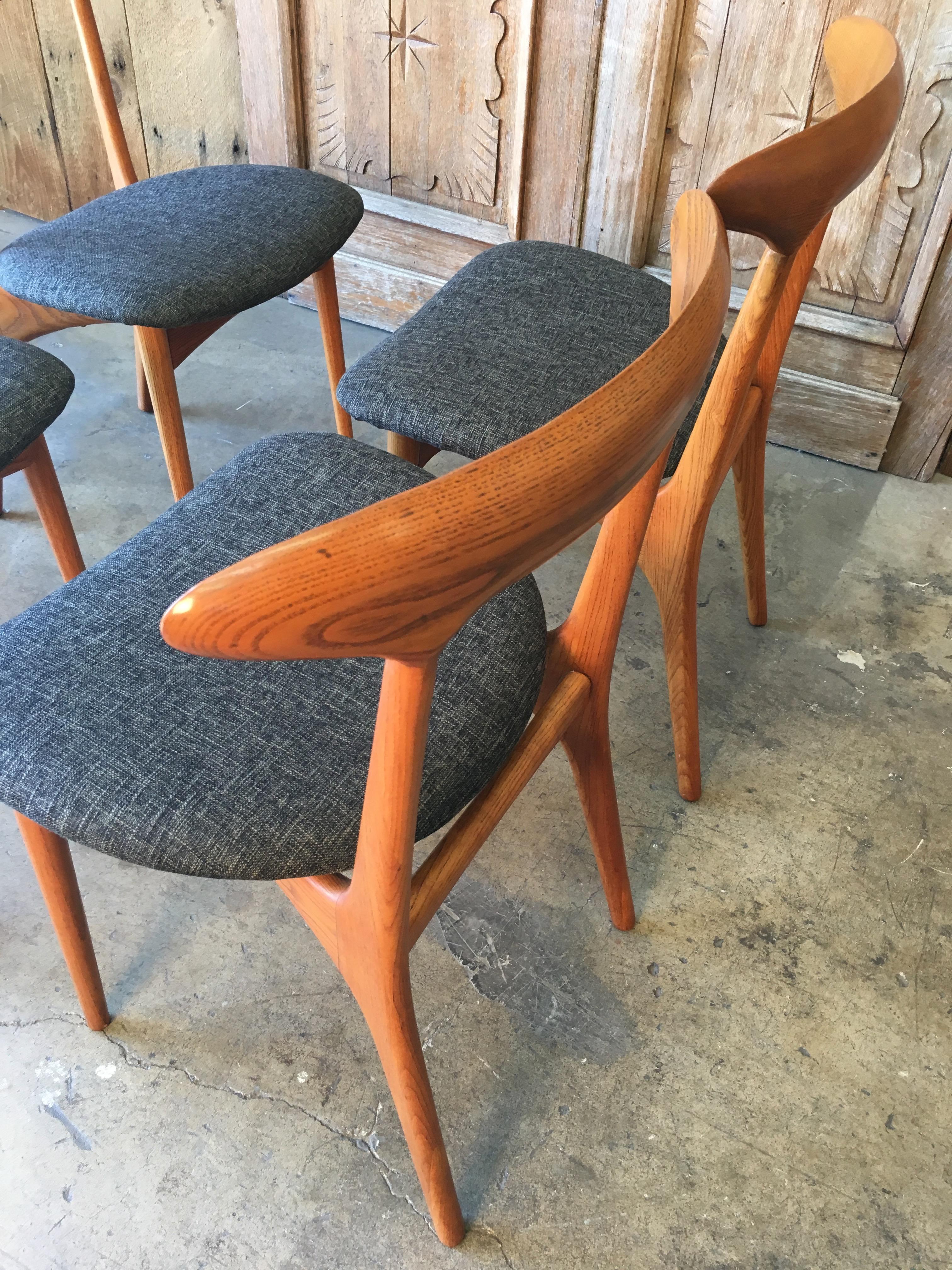 Sculpted Dining Chairs by Kurt Ostervig 3