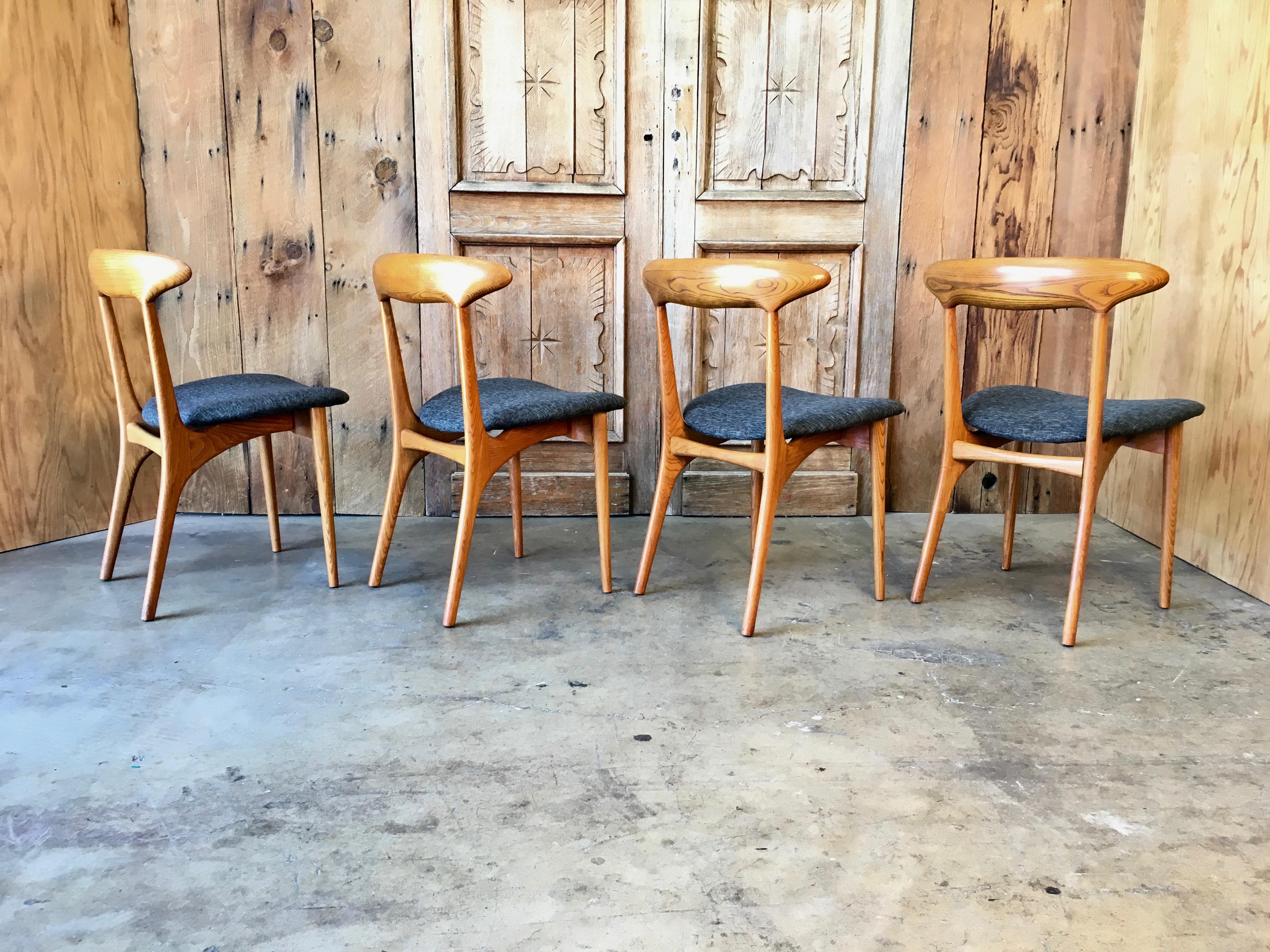 Sculpted Dining Chairs by Kurt Ostervig 9