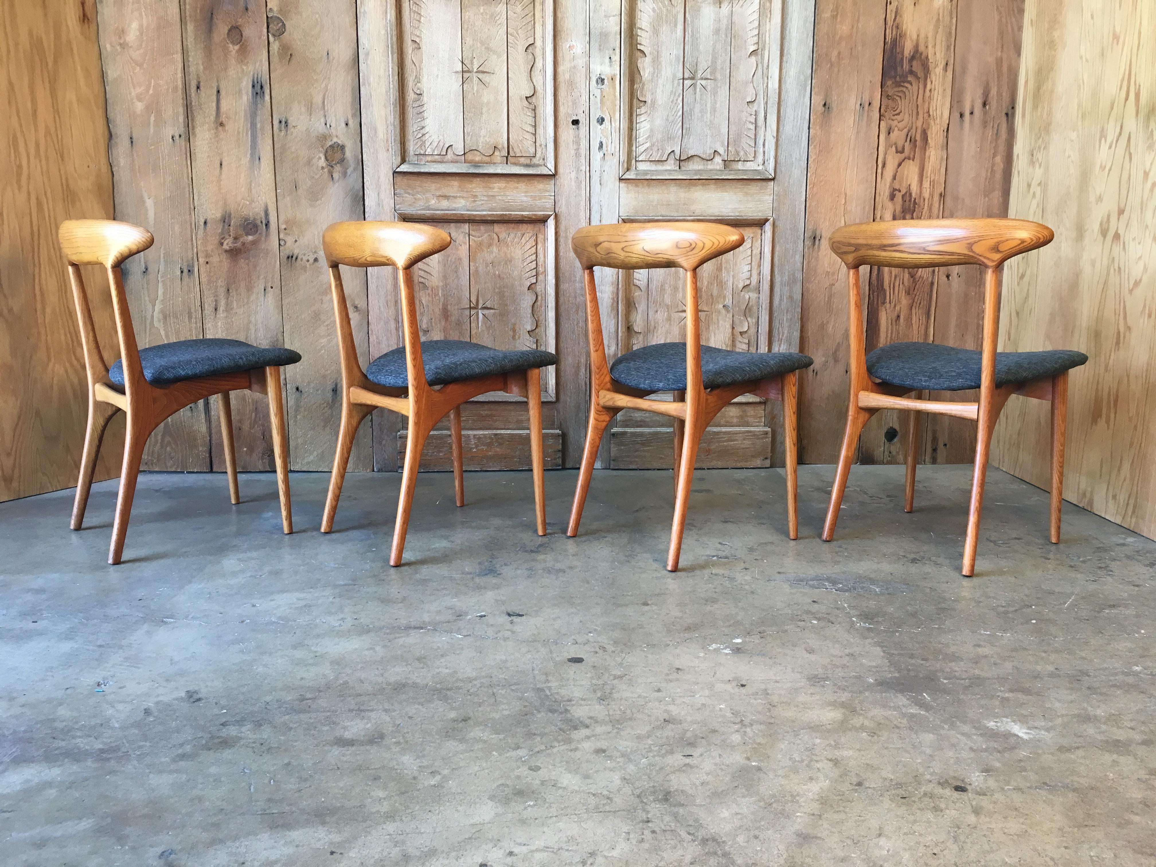 Sculpted Dining Chairs by Kurt Ostervig 10