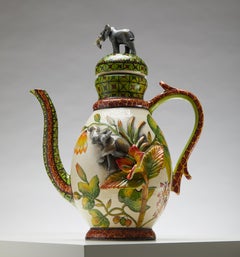 Théière sculptée éléphant