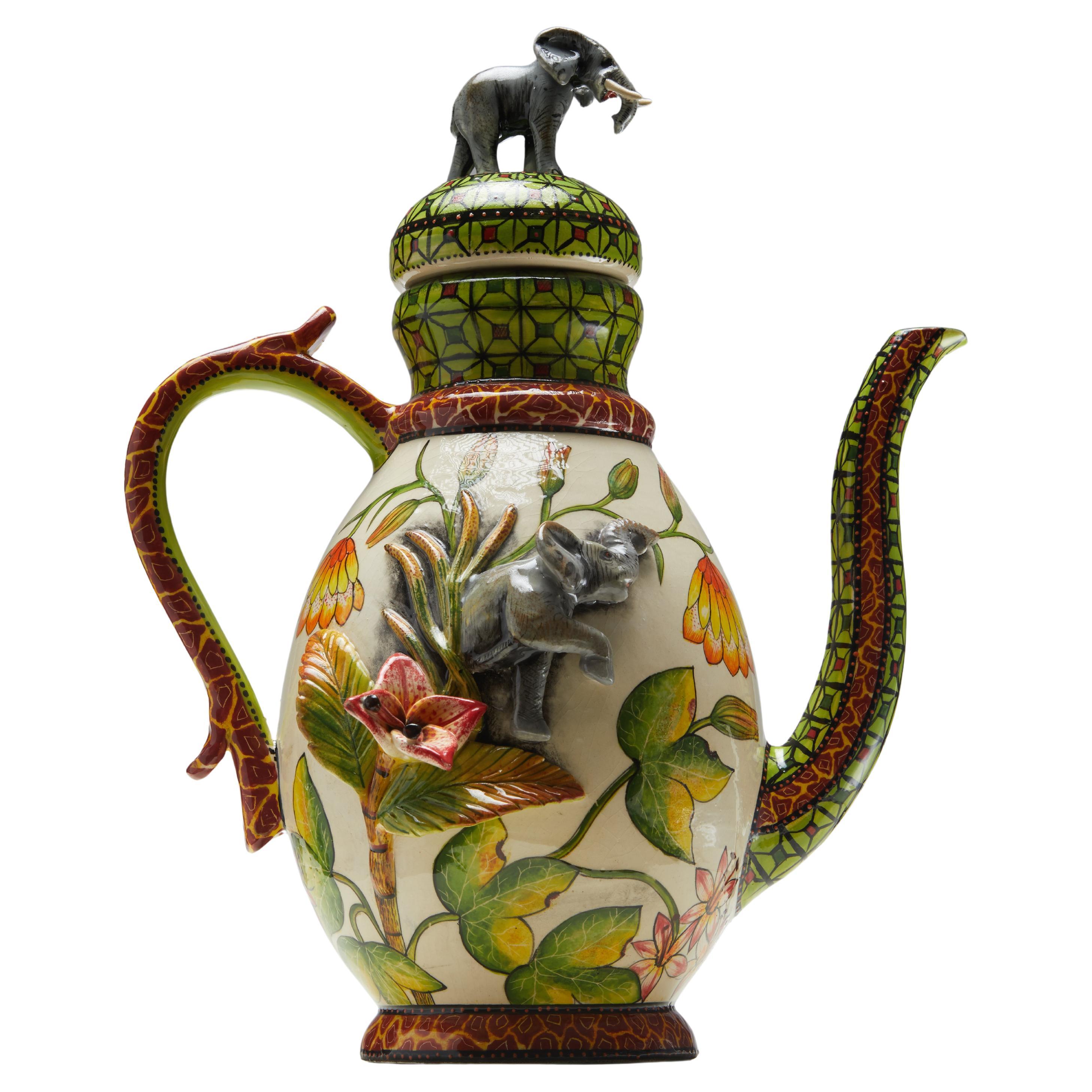 Tetera esculpida Elefante