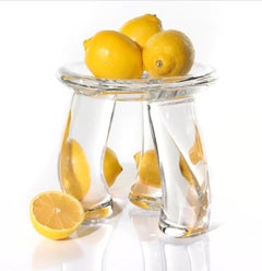 Sculpted Glass Tripod Lemonade Stand