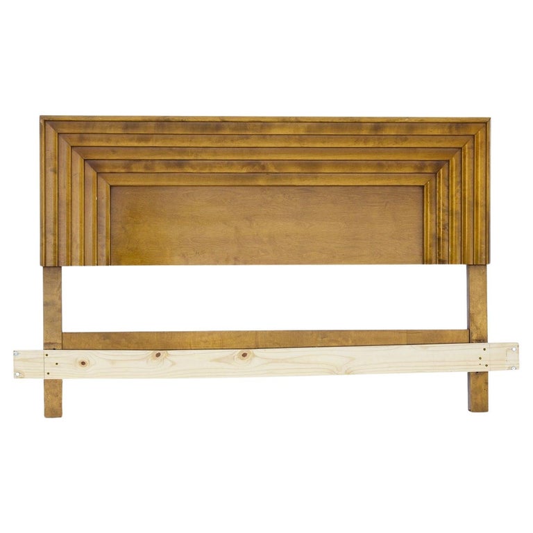Sculpted Maple Headboard, Full / Queen at 1stDibs