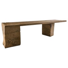 Sculpted Massive Dining Table V2 in Solid Oakwood 'Custom Size'