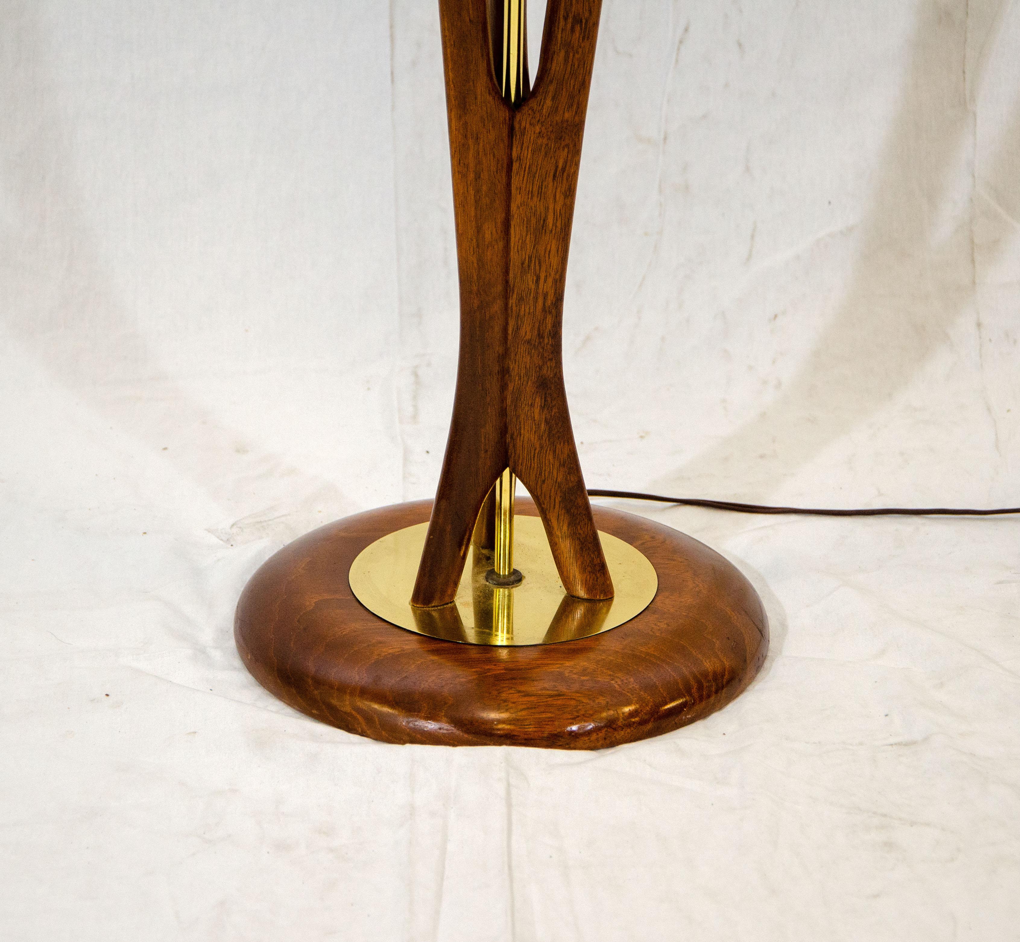 American Sculpted Mid Century Modeline Floor Lamp